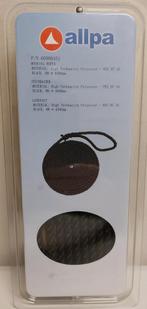 60080451 Zwart meertouw met paaloog Ø 8mm x 450 cm € 8,95, Watersport en Boten, Ophalen of Verzenden, Nieuw, Lijn of Blok