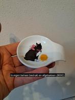 Amuseschaal met poes met breiwol, porselein 9x7x2cm, Huis en Inrichting, Keuken | Servies, Overige typen, Nieuw, Ophalen of Verzenden