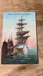 Oude ansichtkaart Groeten uit Hoek van Holland fantasie, Ophalen of Verzenden, 1920 tot 1940, Ongelopen, Zuid-Holland