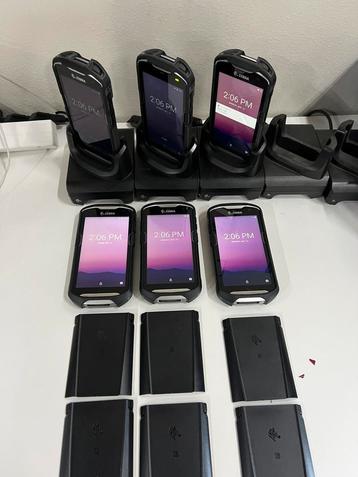 6x Zebra TC51 + 3x Laaddock + 6x Nieuwe Accu’s beschikbaar voor biedingen