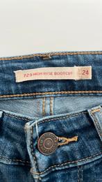 725 Levi’s high rise bootcut  W24/L30, Kleding | Dames, Ophalen of Verzenden, Zo goed als nieuw, Blauw, W27 (confectie 34) of kleiner