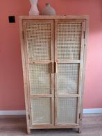 Webbing kast bandung naturel, Huis en Inrichting, Met deur(en), Zo goed als nieuw, 25 tot 50 cm, 50 tot 100 cm