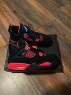 Jordan 4 Red Thunder - Maat 44 - nieuw - origineel, Ophalen, Zwart, Nieuw, Sneakers of Gympen