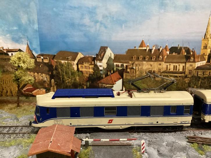 ÖBB 4010 "Transalpin" elektrische locomotief Lima Trein H0, Hobby en Vrije tijd, Modeltreinen | H0, Gebruikt, Treinset, Gelijkstroom