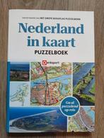 Nederland in kaart puzzelboek, Ophalen of Verzenden, Minder dan 500 stukjes, Nieuw