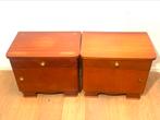 Vintage Retro Nachtkastjes Set, Huis en Inrichting, Slaapkamer | Nachtkastjes, Gebruikt, Minder dan 45 cm, Verzenden, Minder dan 55 cm