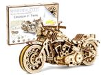 3D Houten Puzzel Motor Cruiser V-Twin - DIY Wood Puzzles, Verzenden, Minder dan 500 stukjes, Nieuw, Rubik's of 3D-puzzel
