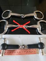2 x trens bit 1x 12,5cm 1x D tens rubber zgan 13,5, Ophalen of Verzenden, Zo goed als nieuw, Dressuur