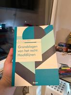 Grondslagen van het recht: Hoofdlijnen (Nieuw) 12e druk, Ophalen of Verzenden, Gamma, Nieuw, HBO