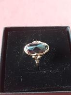 Vintage 14 karaat gouden ring met Hematiet, Sieraden, Tassen en Uiterlijk, Antieke sieraden, Ophalen of Verzenden, Goud, Ring