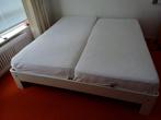 tweepersoonsbed 180x200, Huis en Inrichting, Slaapkamer | Bedden, Ophalen, Gebruikt, Wit, Tweepersoons