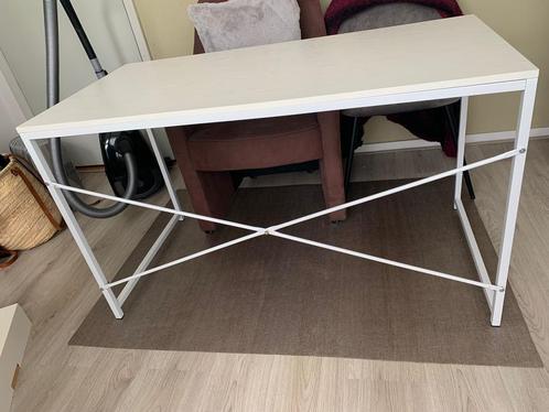 Wit compact bureau, Huis en Inrichting, Bureaus, Zo goed als nieuw, Bureau, Ophalen