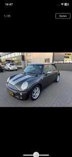 Mini 1.6 16V Cooper 2006 Bruin, Auto's, Mini, Voorwielaandrijving, 4 cilinders, Bruin, 4 stoelen