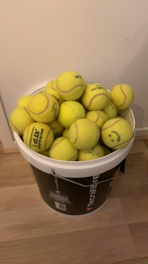 100 gebruikte tennisballen, Dieren en Toebehoren, Hondenspeelgoed, Gebruikt, Hondenballen, Ophalen