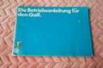 instructieboekje Golf 1981, Ophalen of Verzenden