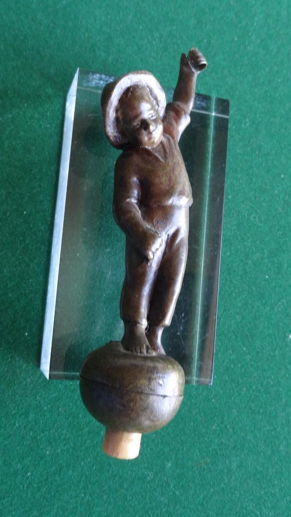 BellPush brons 1900 P.Tereszczuk 1875-1963 Wiener Werkstätte, Antiek en Kunst, Antiek | Koper en Brons, Brons, Ophalen of Verzenden