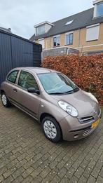 Nissan Micra 1.2 Automaat | Zeer lage KM | NAP, 15 km/l, 4 cilinders, Bruin, Leder en Stof