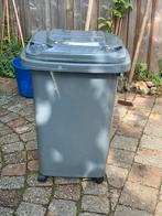 Kleine grijze container/kliko, Ophalen, Kunststof, 50 tot 75 cm, 20 tot 30 liter