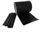 Vlechtband 35 meter voor Dubbelstaafmat PVC Zwart met clips, Ophalen of Verzenden, Nieuw, Kunststof, Dubbelstaafmat hekwerk