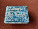 Sigarenblik in delftsblauwe uitvoering., Verzamelen, Blikken, Ophalen of Verzenden, Gebruikt, Overige