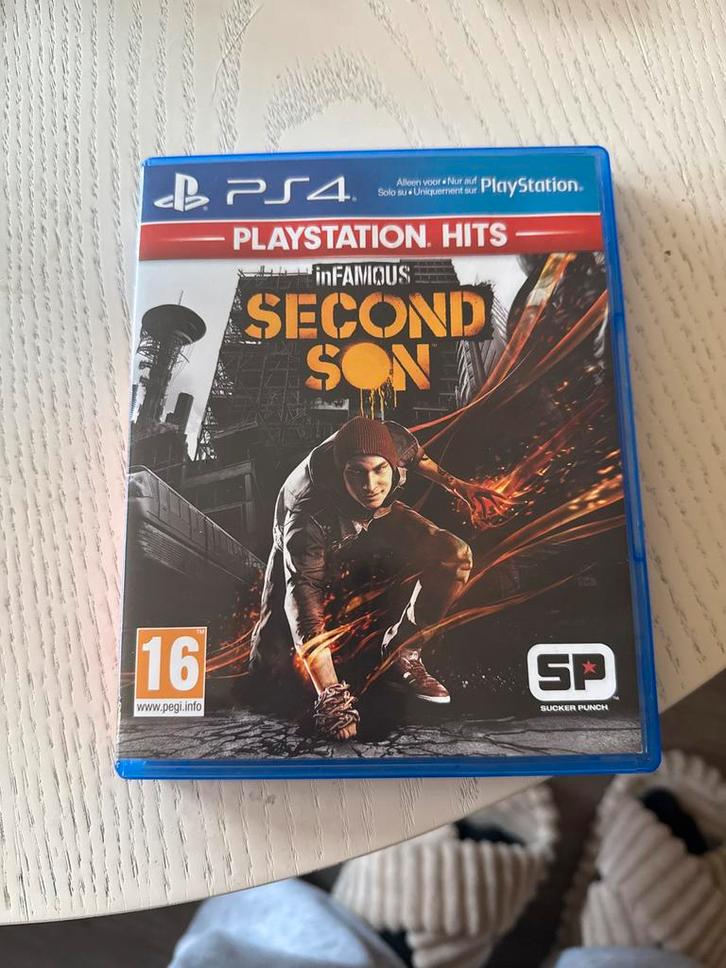 PlayStation 4 Game: inFAMOUS Second Son, Spelcomputers en Games, Spelcomputers | Sony PlayStation 4, Zo goed als nieuw, Original