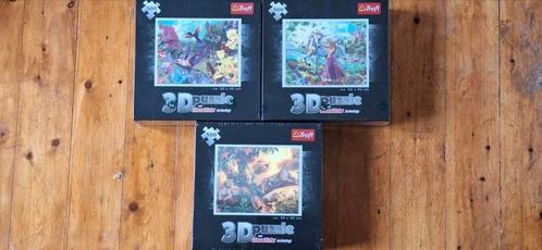 3 nieuwe 3D puzzels 500stukjes, Hobby en Vrije tijd, Denksport en Puzzels, Nieuw, Rubik's of 3D-puzzel, 500 t/m 1500 stukjes, Ophalen of Verzenden
