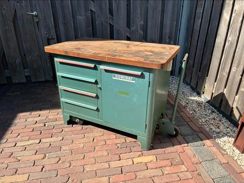 DOWIDAT werkbank (gelijk aan GEDORE 1505), Doe-het-zelf en Verbouw, Werkbanken, Gebruikt, 70 tot 120 cm, Ophalen