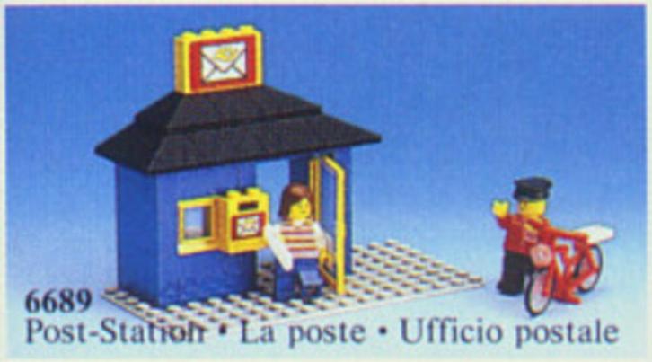 Lego Town Classic Town Post Office 6689 Post-Station, Kinderen en Baby's, Speelgoed | Duplo en Lego, Zo goed als nieuw, Lego, Complete set