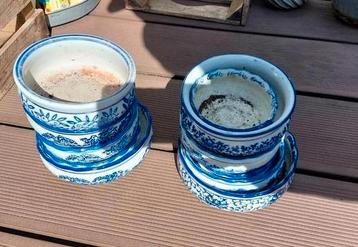 Bloempot onderzetters schotels keramiek beschikbaar voor biedingen