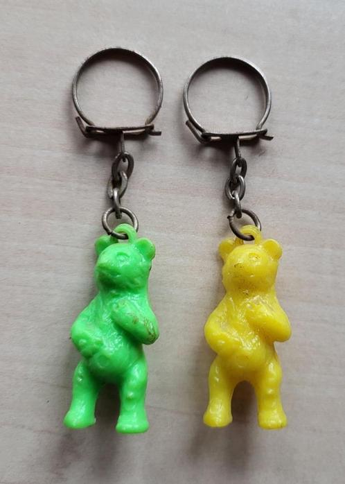 Beer Beren sleutelhangers jaren 60, Verzamelen, Sleutelhangers, Gebruikt, Knuffel of Figuurtje, Ophalen of Verzenden