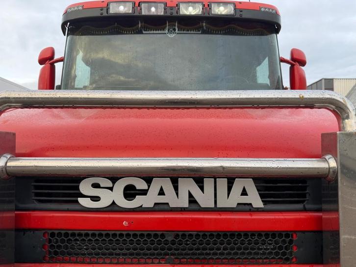 SCANIA TORPEDO. T 124-400., Auto's, Vrachtwagens, Bedrijf, Scania, Diesel, Handgeschakeld, Rood, Grijs, Achterwielaandrijving
