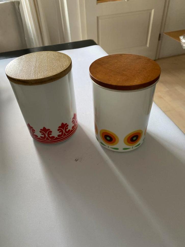 2 mooie Schwarzenmulker Voorraadpotten, Verzamelen, Retro, Ophalen of Verzenden