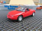 Welly Alfa Romeo Spider V6 ROOD, Ophalen of Verzenden, Nieuw, Auto, Overige merken