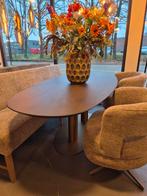 Massief Eiken Tafel - Diverse Finishings & Frames, 100 tot 150 cm, Eikenhout, Nieuw, Ophalen of Verzenden