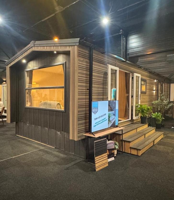 Chalet te koop : *NIEUW* Globus 54 Limited Edition 1020x380, Caravans en Kamperen, Stacaravans, tot en met 4, Ophalen of Verzenden