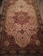 Antieke Isfahan zijde, Gebruikt, Blauw, 200 cm of meer, Ophalen of Verzenden