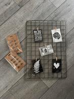 Metalen wandrek met clips, Huis en Inrichting, Woonaccessoires | Memoborden, Ophalen, Zo goed als nieuw, Overige typen