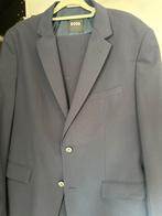52 - Hugo Boss - Navy suit kostuum - Pantalon + Blazer, Ophalen of Verzenden, Zo goed als nieuw, Maat 52/54 (L), Blauw