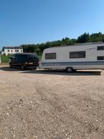 Mooie ruime Hobby 560, stapelbed, mover, dakairco gardameer, Caravans en Kamperen, Caravans, Rondzit, Koelkast, Particulier, 5 tot 6 meter