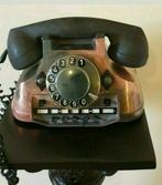 Telefoon koper en bakeliet draaischijf School telefoon., Antiek en Kunst, Ophalen of Verzenden