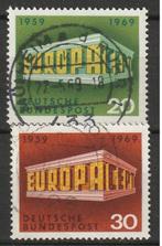 Europa CEPT Duitsland 1969 MiNr. 583-584 gestempeld, Postzegels en Munten, Postzegels | Europa | Duitsland, BRD, Verzenden, Gestempeld