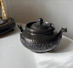 Suikerpotje antiek rouwservies Hackwood Engeland, Ophalen of Verzenden