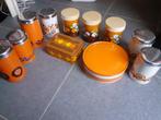 jaren 60 70 design Brabantia opberg blik blikken retro, Ophalen of Verzenden, Gebruikt, Overige, Overige merken