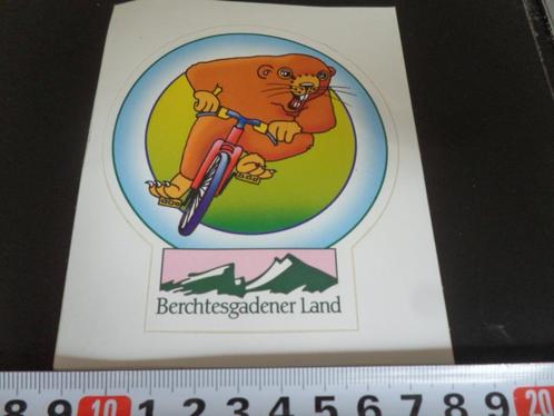 sticker strip bever fiets berchtesgadener land, Verzamelen, Stickers, Zo goed als nieuw, Bedrijf of Vereniging, Ophalen