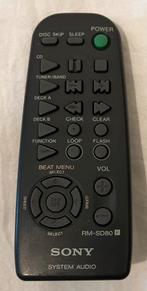 Sony RM-SD80 Afstandsbediening, Ophalen of Verzenden, Gebruikt, Origineel, Receiver of Versterker