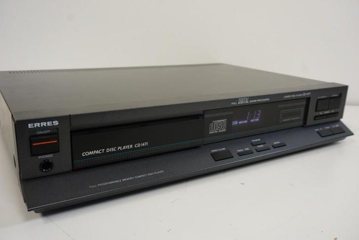 Erres CD 1471 Vintage 80's Hi-Fi CD Speler (Philips CD 471), Audio, Tv en Foto, Cd-spelers, Gebruikt, Philips, Ophalen of Verzenden