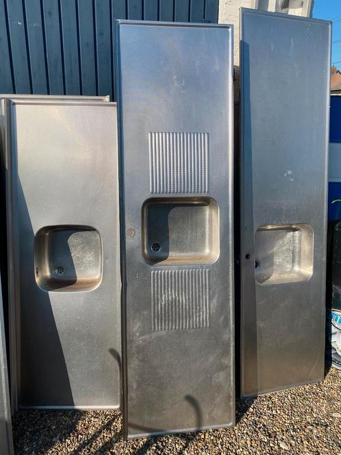 Rvs keukenblad buitenkeuken oppottafel 211cm, Tuin en Terras, Buitenkeukens, Gas, Ophalen