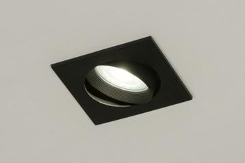 spots vierkant zwart of wit staal bed keuken woonkamer lamp beschikbaar voor biedingen
