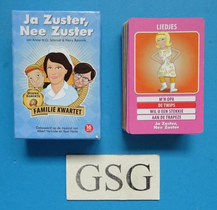 Ja zuster, nee zuster familie kwartet nr. 62888-02, Hobby en Vrije tijd, Gezelschapsspellen | Kaartspellen, Zo goed als nieuw