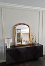 Grote Gouden Boogspiegel DeKnudt | 113x85cm Facet Geslepen, Huis en Inrichting, Woonaccessoires | Spiegels, Gebruikt, 100 tot 150 cm